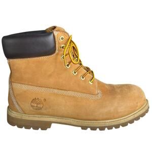 Timberland Men’s Premium 6” Wheat Nubuck Lace Up Boot Size US 12